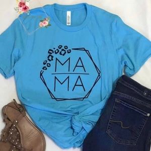 New! Screen print Mama tee